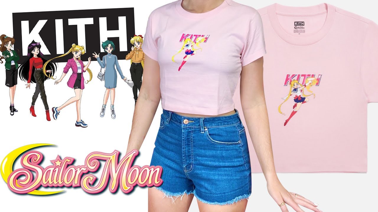 Kith Women x Sailor Moon Mulberry Tees Try On & Review!