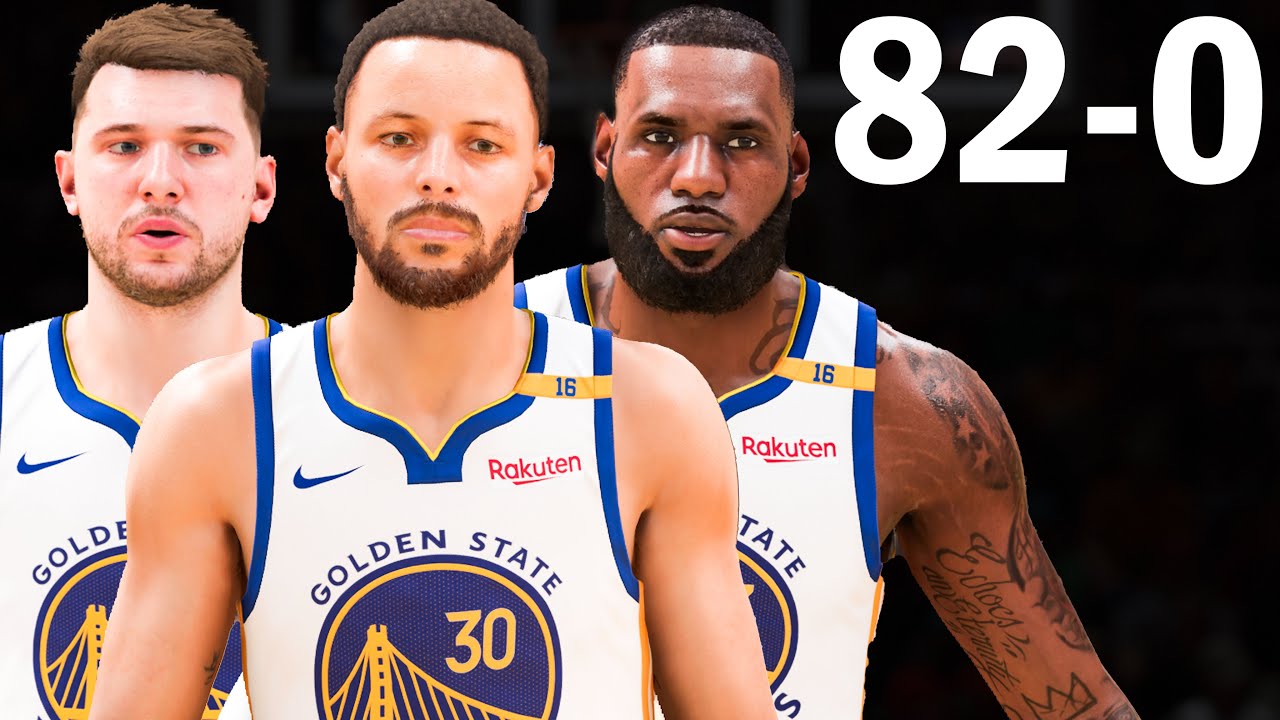 I Built Steph Curry an 82-0 Team