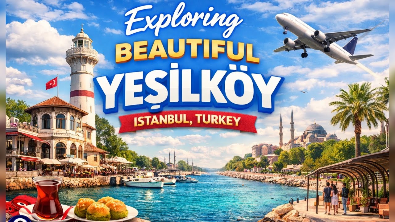 Istanbul, 🇹🇷 Turkey, slow walk through Yeşilköy