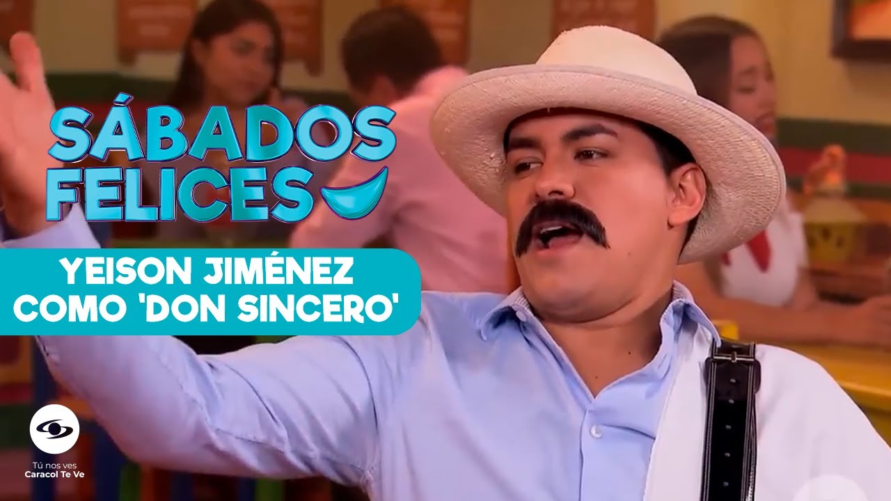 Yeison Jiménez fue Don Sincero en Sábados Felices y desató risas en su aniversario 50