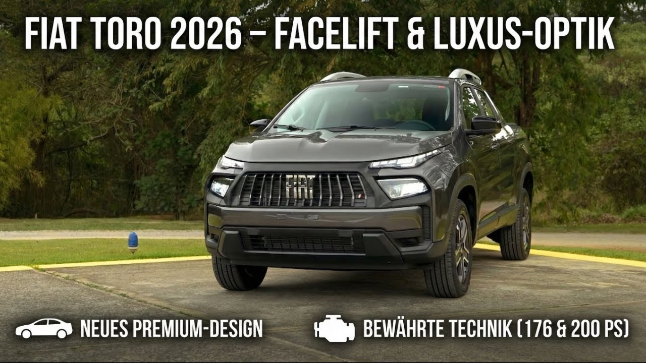 Fiat Toro Modelljahr 2026 – Neues Design mit Premium-Anspruch
