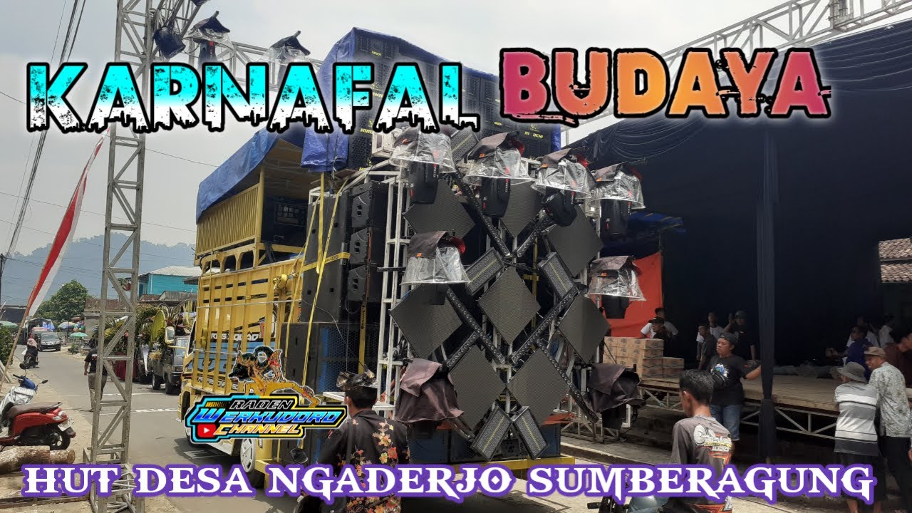 🔵LIVE START KARNAVAL BUDAYA NGADERJO SUMBERMULYO NGANTANG