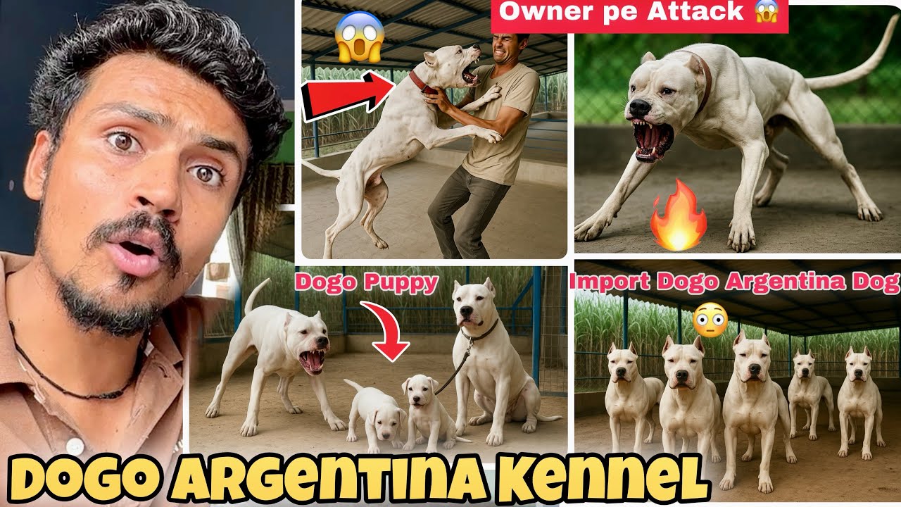 Finally Dogo Argentina Dog Kennel Pe Gye😱 But DogoChina Ne Owner Par Attack Kar Doya | Rpk Pet Vlogs