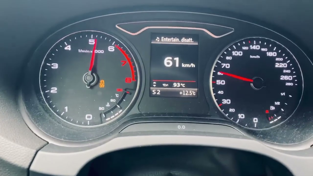 Audi A3 8V 1.4 TFSI stage 2 0-100km/h