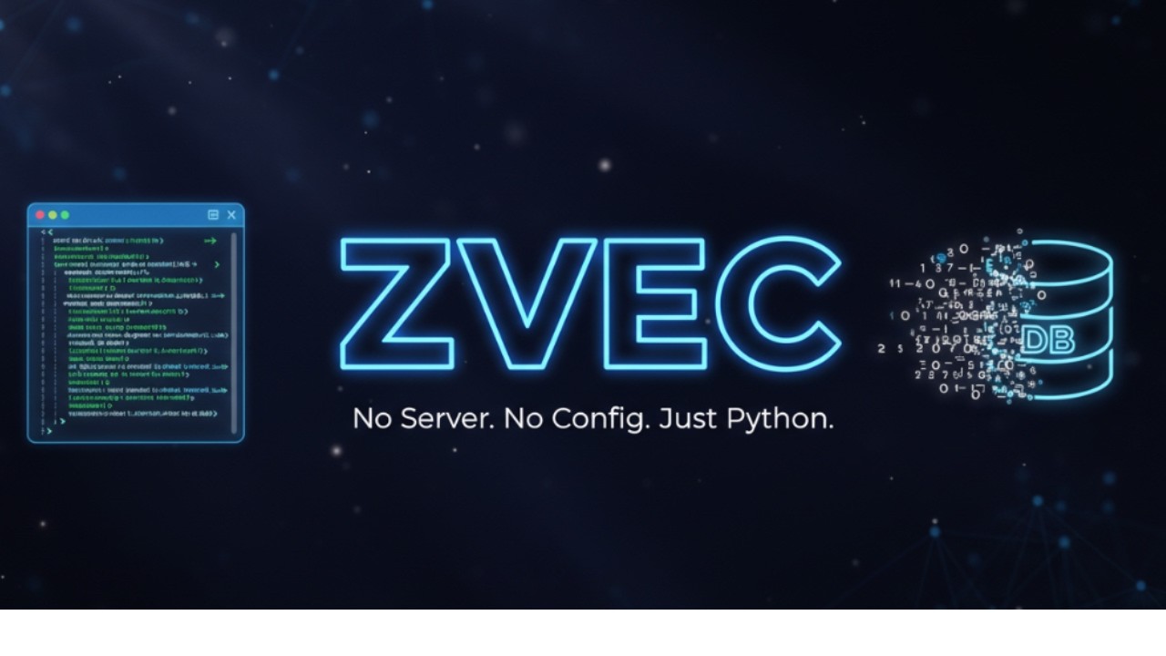 Zvec: Простейшая база данных векторов, которую вы когда-либо использовали.