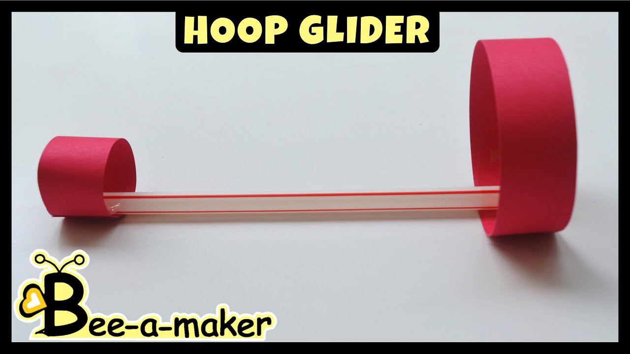 Hoop glider STEM challenge | DIY | School project | science project | STEM activity