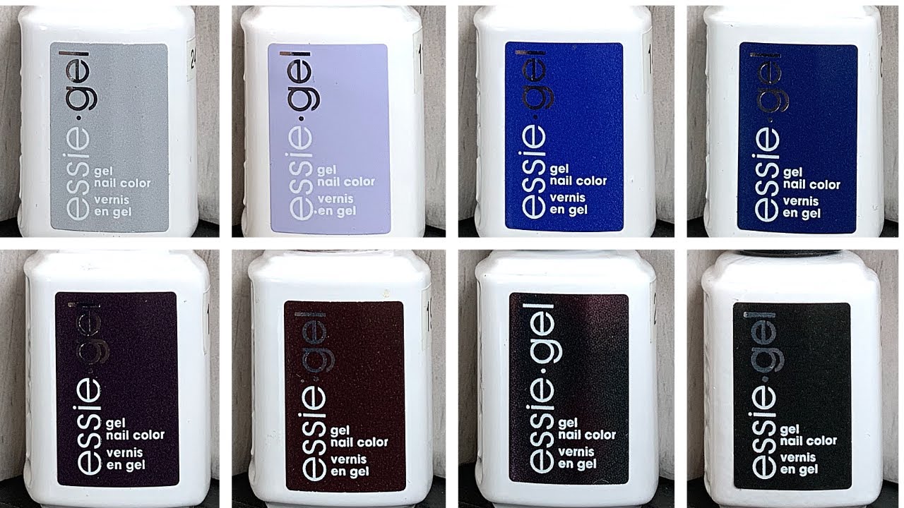 Essie Gel | Swatching my Stash [Blues & Darks]