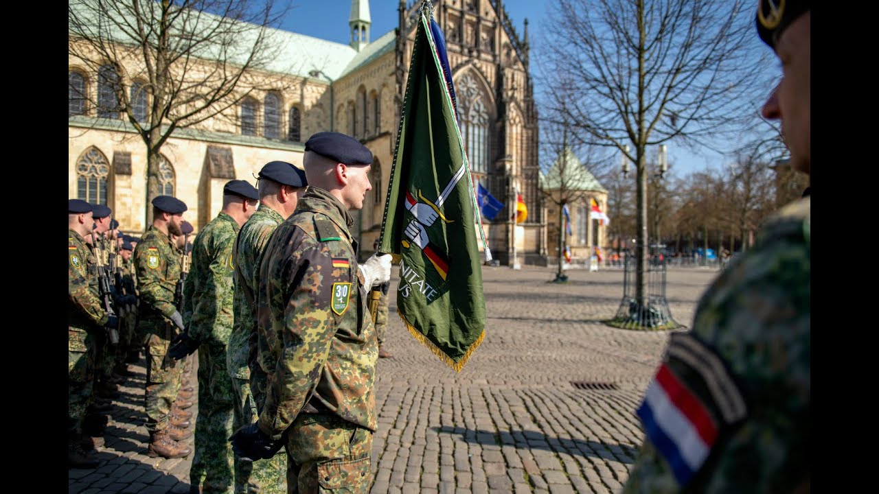 Marsch 1GNC 27.03.2025 Domplatz Münster