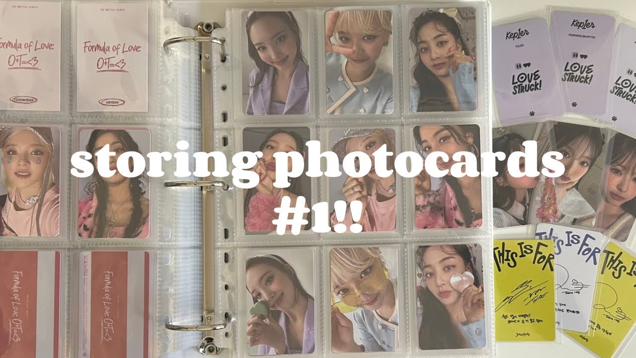 storing photocards #1: twice, loossemble and more!!