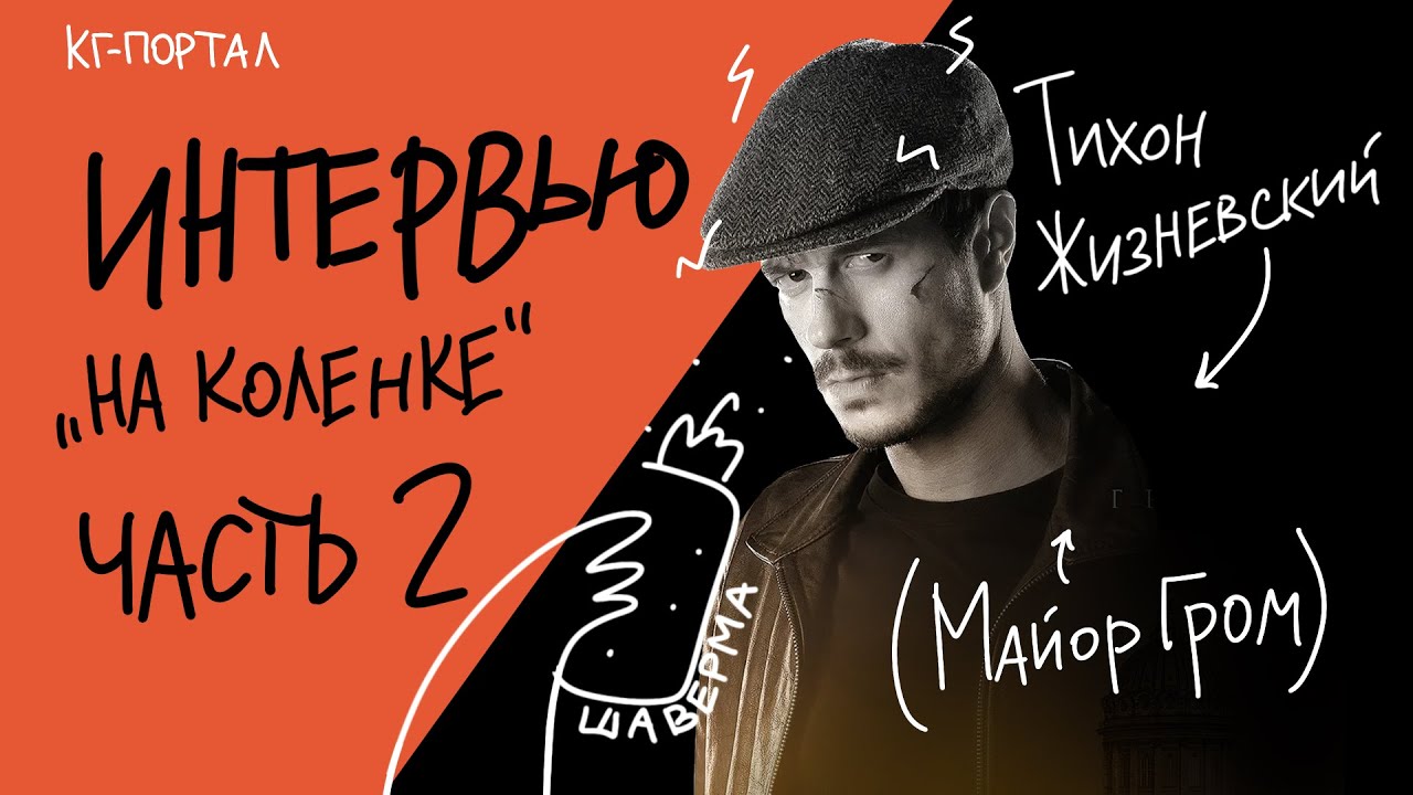 Тихон Жизневский | Майор Гром: Чумной доктор | Интервью «на коленке», часть 2