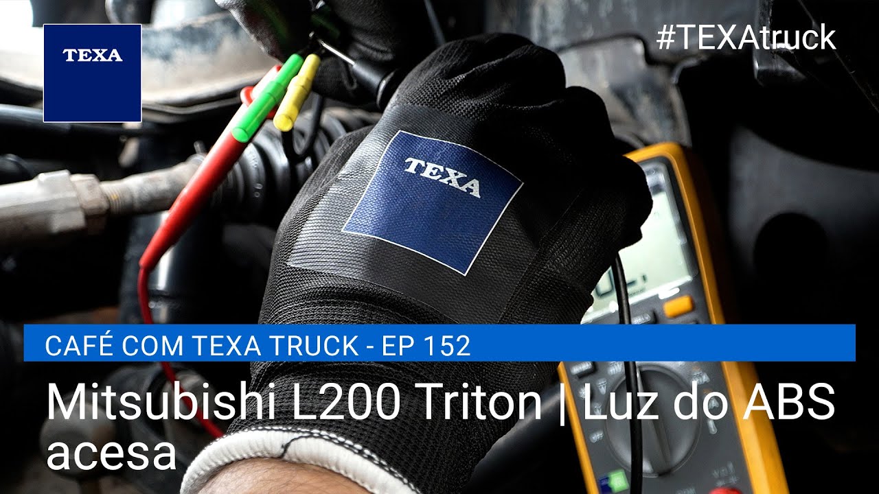 Mitsubishi L200 Triton | Luz do ABS acesa | CAFÉ COM TEXA TRUCK EP 152