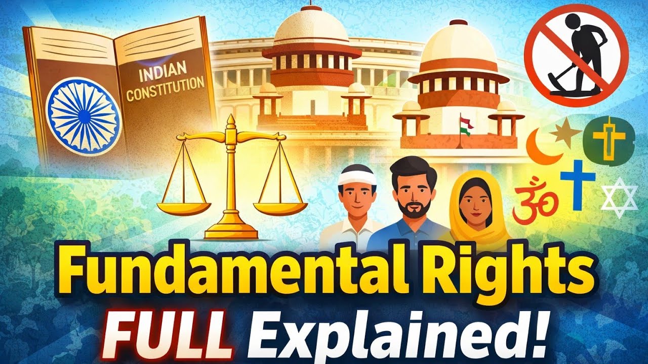 Fundamental Rights Explained in Hindi | UPSC SSC Complete Guide