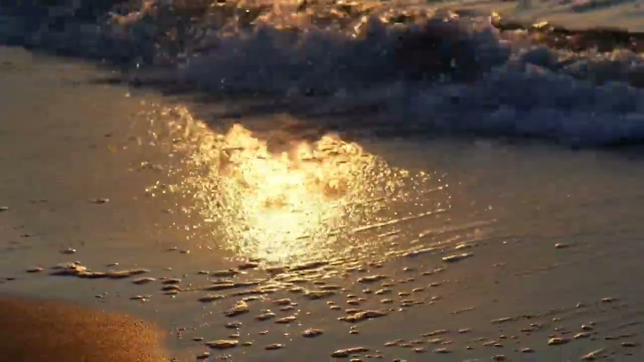 Deep Healing Ocean Waves with Calming Music. Stress Relief & Meditation