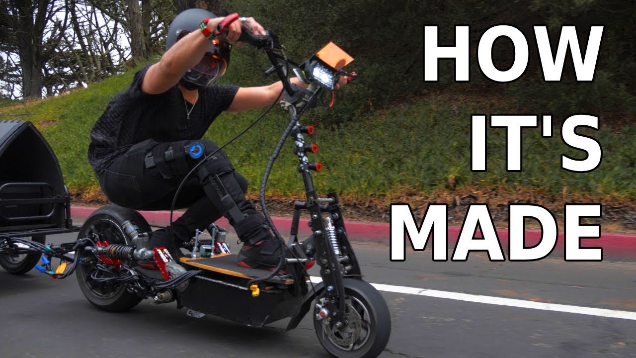 THE GOBLIN | An in-depth look at building a custom monster electric scooter