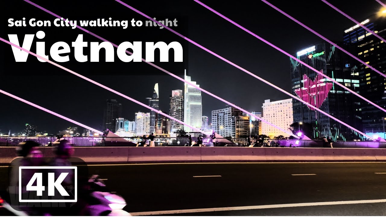 The ULTIMATE Saigon City Night Ambience 🌃 District 1 Walk for Deep Sleep & Study (4K)