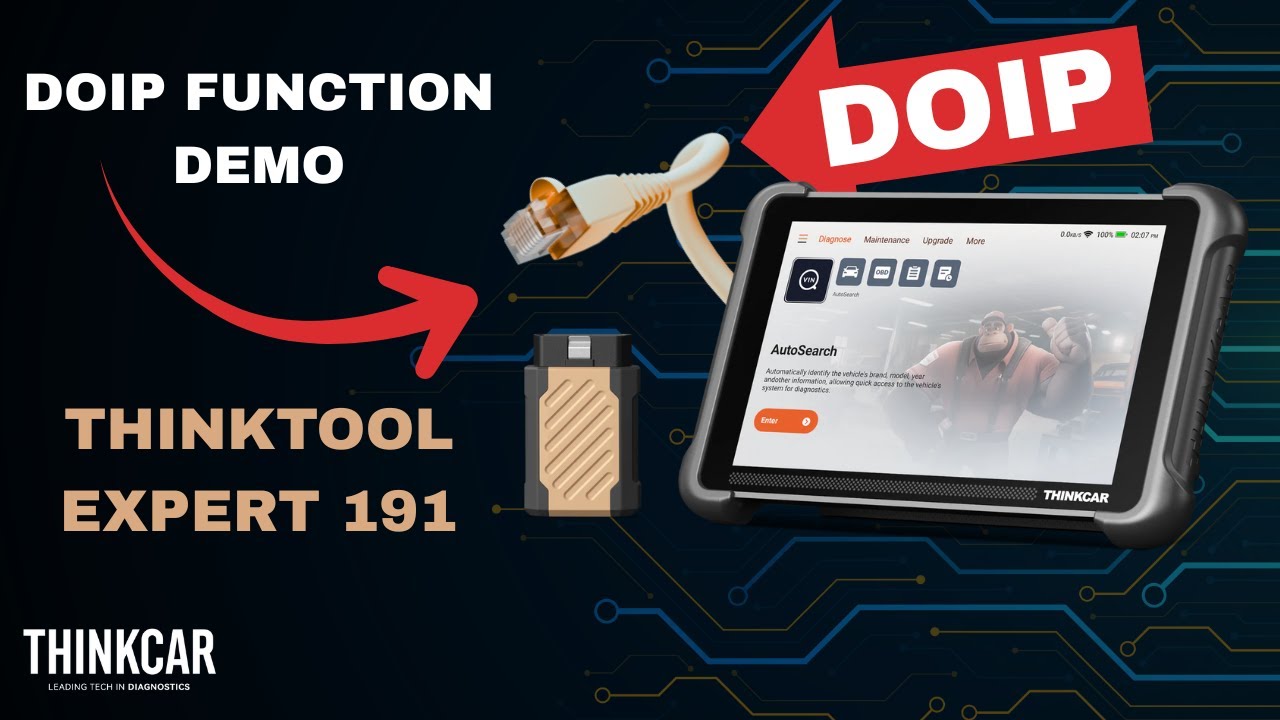 ThinkCar Thinktool Expert 191 – Full DOIP Function Demo | ThinkCar Pakistan | OBD2CARTOOLS Pakistan