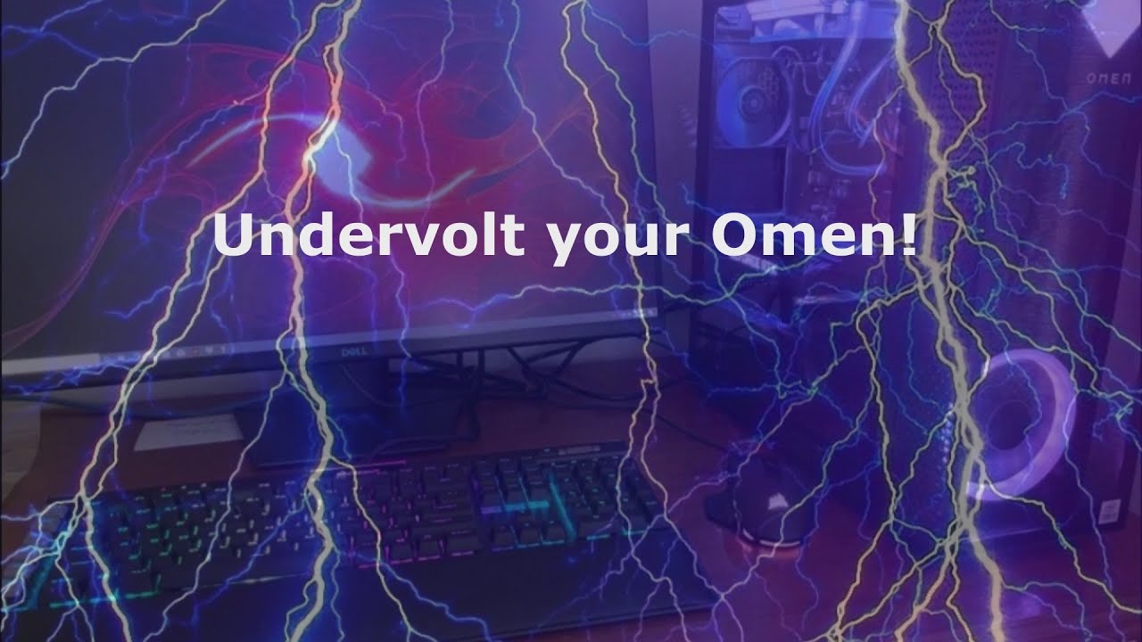 HP omen 30l undervolt to keep performance while reducing temps!