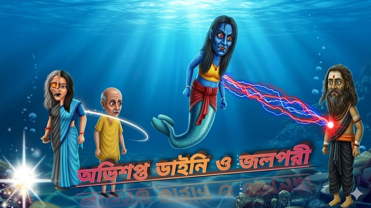 অভিশপ্ত ডাইনি ও জলপরী Dainir Cartoon| Bangla Bhuter Golpo