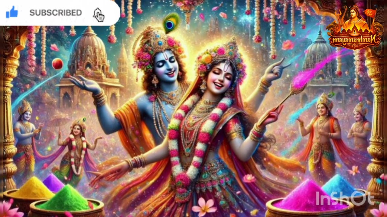 Holi special song Radhe sang Holi khele kanya braj me Holi Radhe Radhe Jai shree krishna 