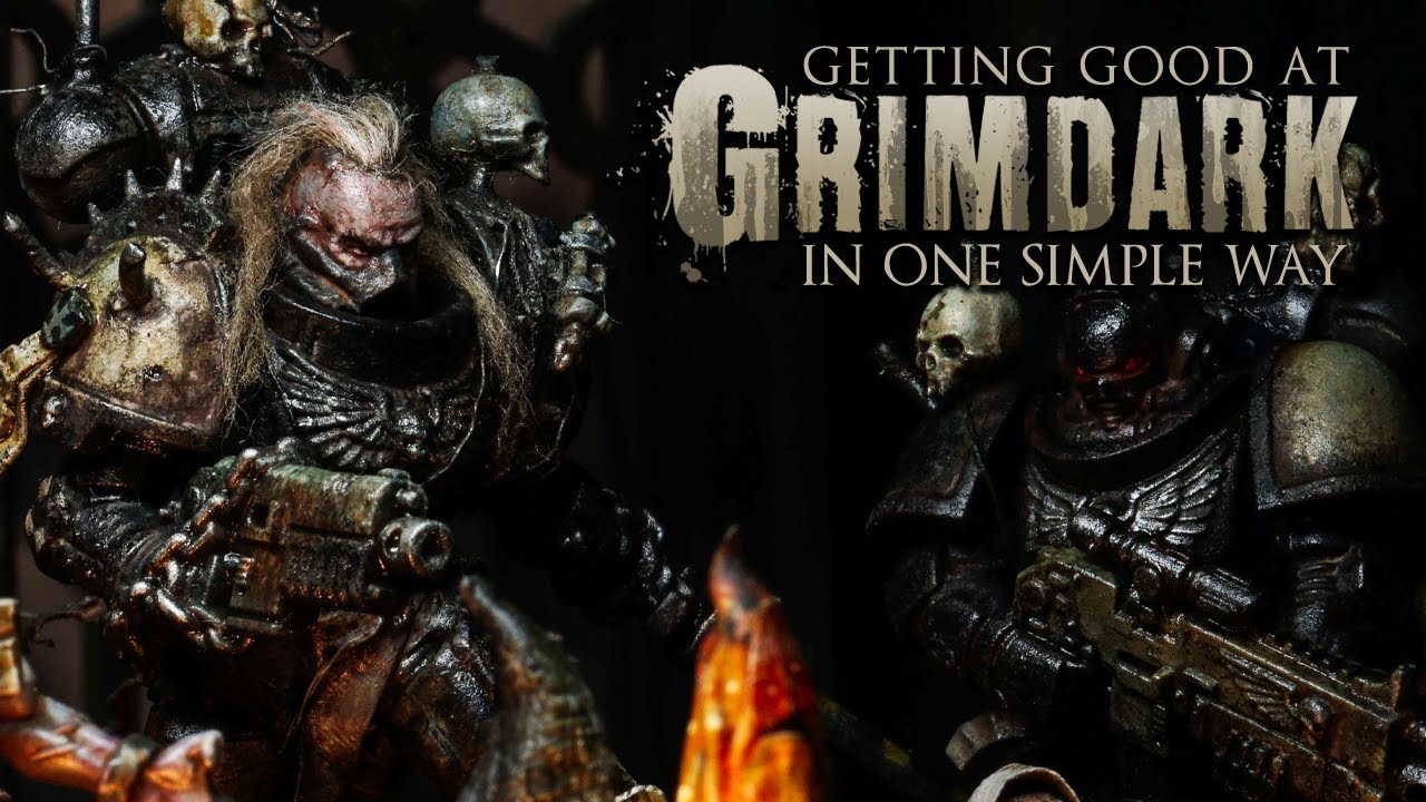 Want to improve at Grimdark Miniature Painting? STOP Overusing Grimdark Effects