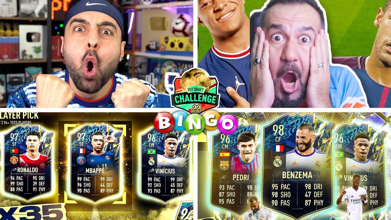TOTS ALMAK YASAK CHALLENGE ! KADRO KURMA BİNGO KAPIŞMASI ! FUT DRAFT SESEGEL 2022 !