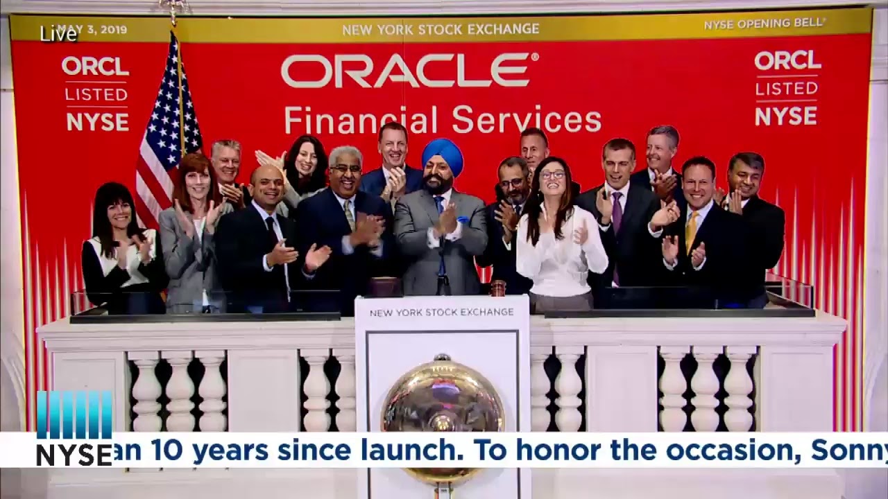 ORACLE FINANCIAL SERVICES (NYSE: ORCL) RINGS THE OPENING BELL&reg;