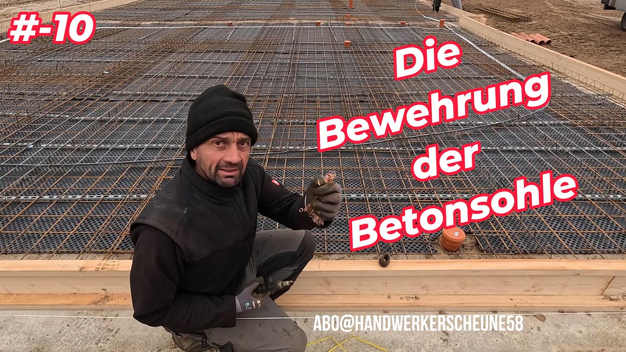 🧱 Der Neubau #-10 - Eisenmatten verlegen - Banderder anschließen -  Schalung fertigstellen #bau Q257