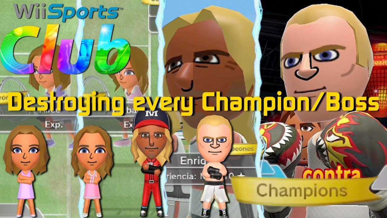 Destroying Every Wii Sports Club Champion (At Max Level) (Wii U Sports)