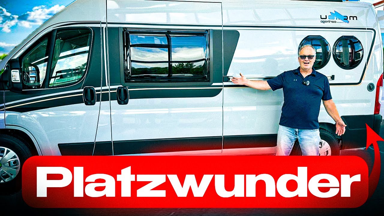 Nur 6m! Kompaktes Wohnmobil mit Längsbetten! MalibuVan compact 600 LE