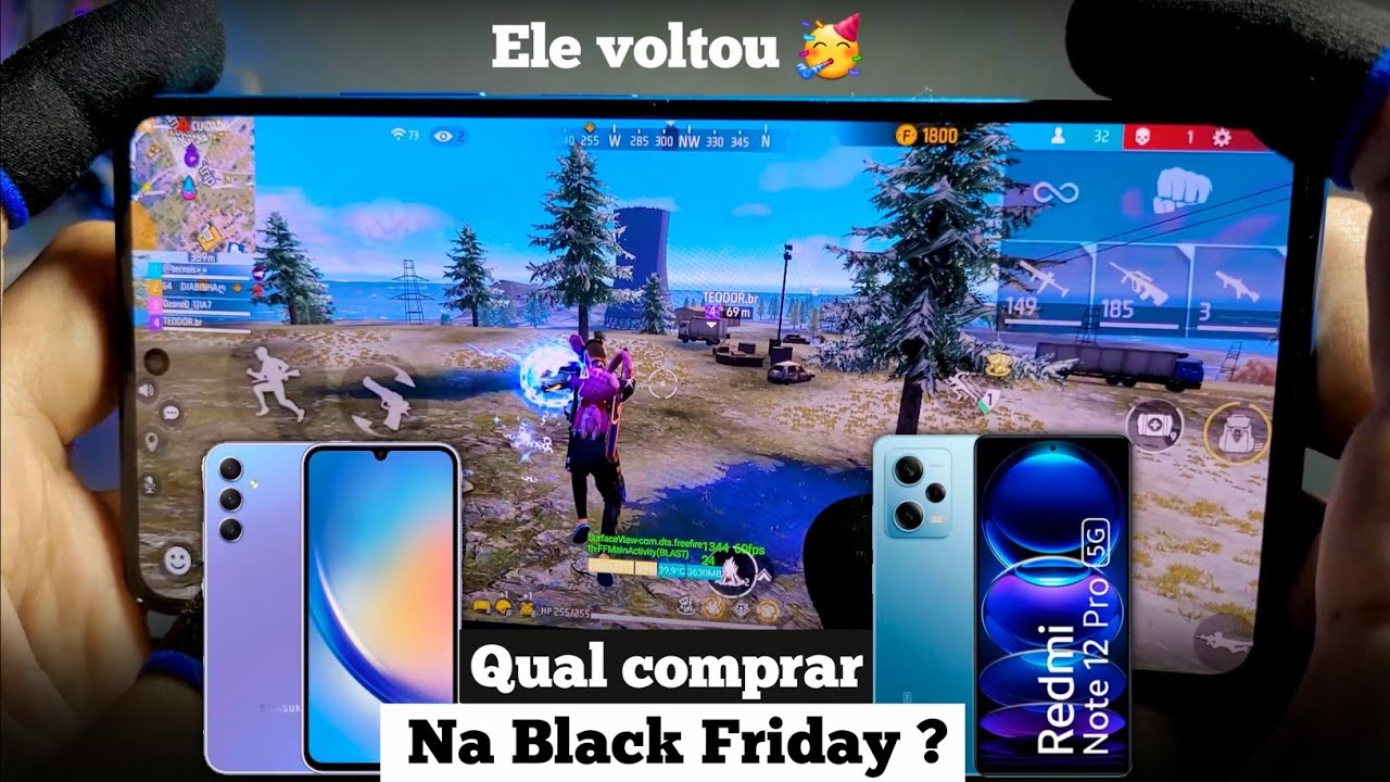 Redmi NOTE 12 Pro 5G nova ATUALIZAÇÃO do Free Fire😍