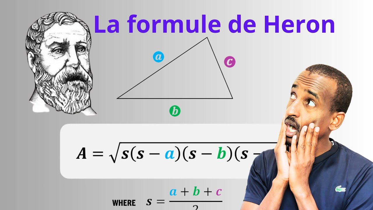 Calcul d'aire  par la formule de Héron