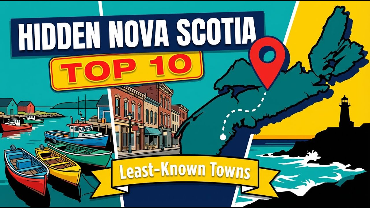 Top 10 Least-Known Cities in Nova Scotia 🇨🇦 | Hidden Maritime Communities