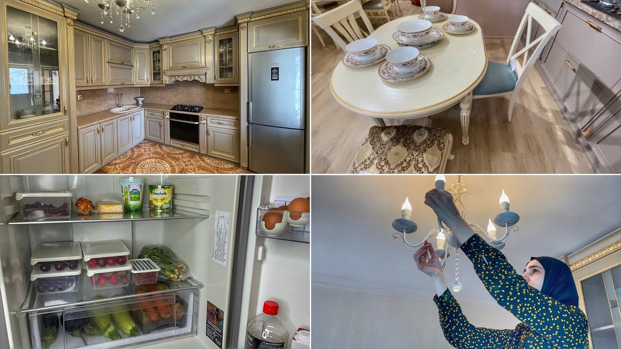 НОВАЯ КУХНЯ ДЛЯ МАМЫ😍СКОЛЬКО ЖЕ СТОИТ НАША КУХНЯ ? КУПИЛИ НОВЫЙ СТОЛ , ПОВЕСИЛИ НОВУЮ ЛЮСТРУ