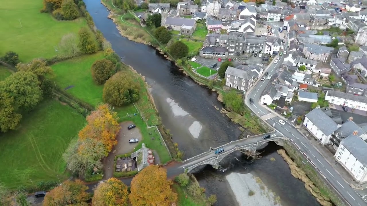 Llanrwst, North Wales. Drone.Shots.Wales