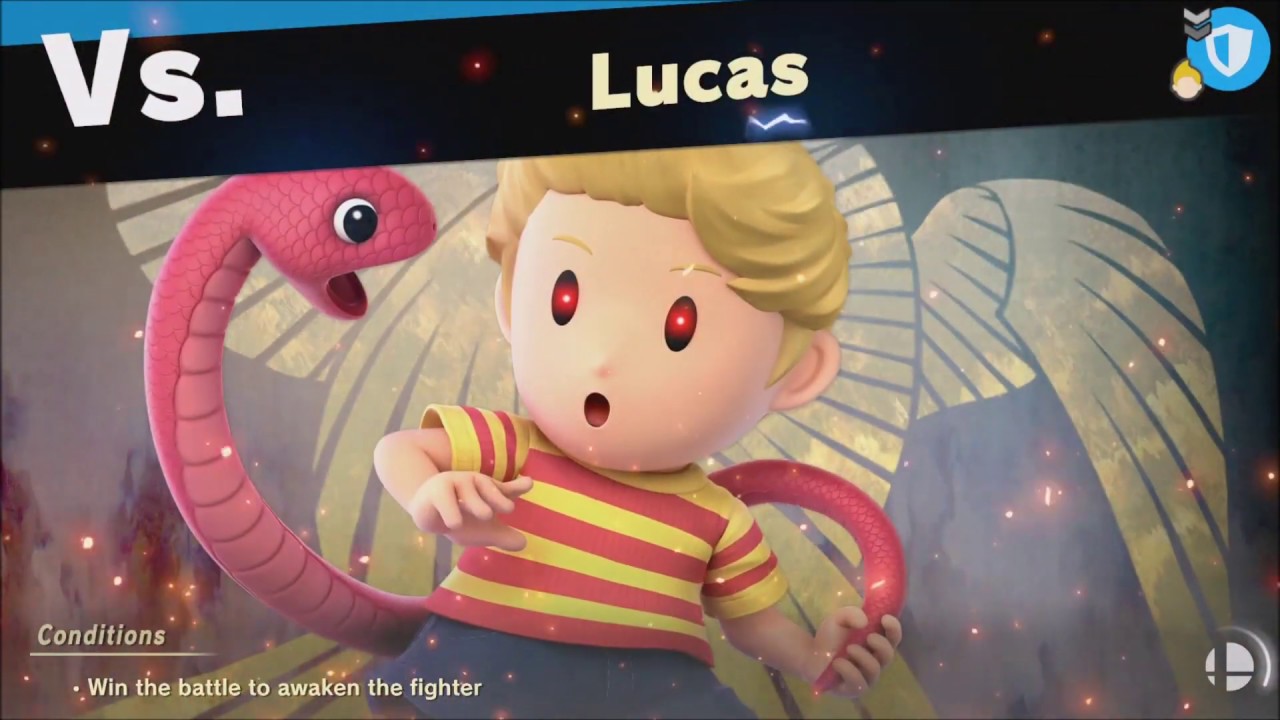 Super Smash Bros Ultimate : vs Lucas (Unlocks: Lucas joins the battle!) World of Light - Adventure