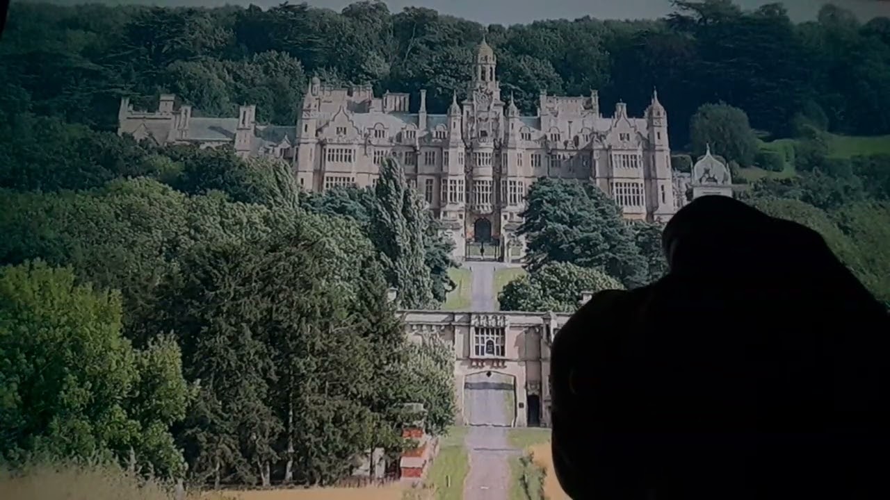 Horacio the handsnake visiting Harlaxton Manor in England 