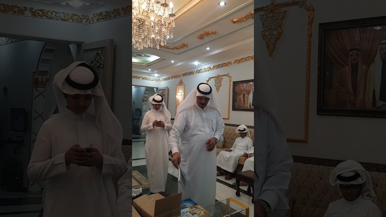 اقام الشيخ/سهاج بن زيد البقمي مأدبة عشاء لشيخ/فيصل بن مناحي الغرمول  في منزله بالرياض ١٤٤٣/٣/٢٢
