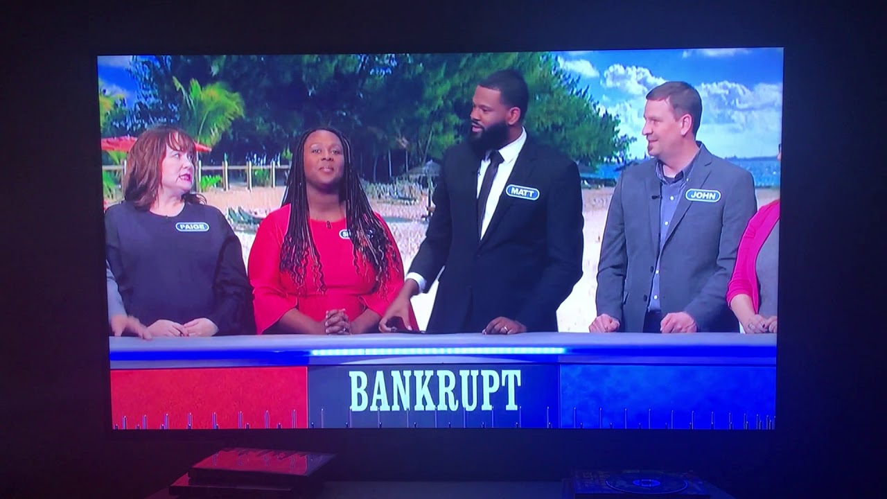 Terrible Luck on Wheel of Fortune - Bankruptcy Streak - 4/10/2018