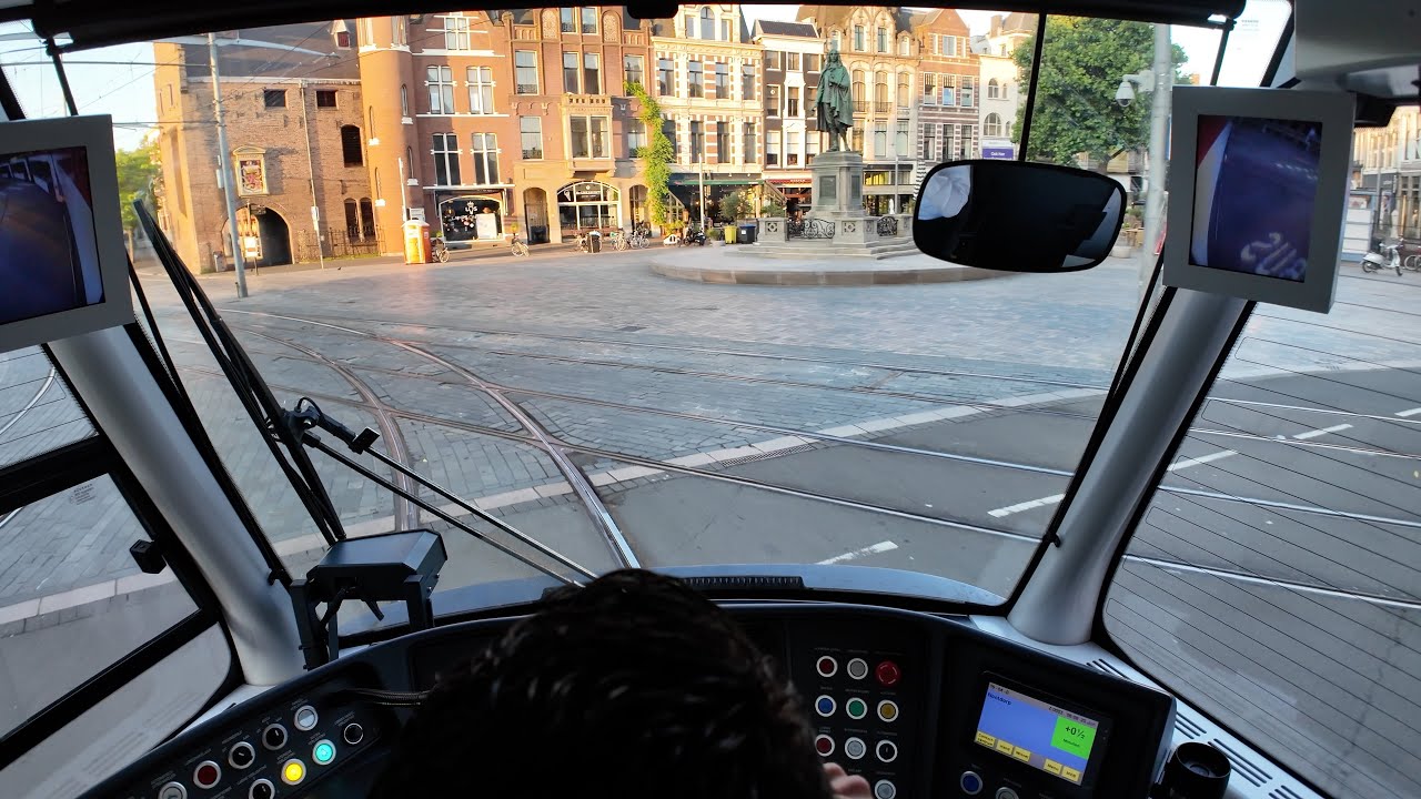 🚊 Pre-Rush Hour Tranquility: The Hague Avenio Tram 15 Cabview