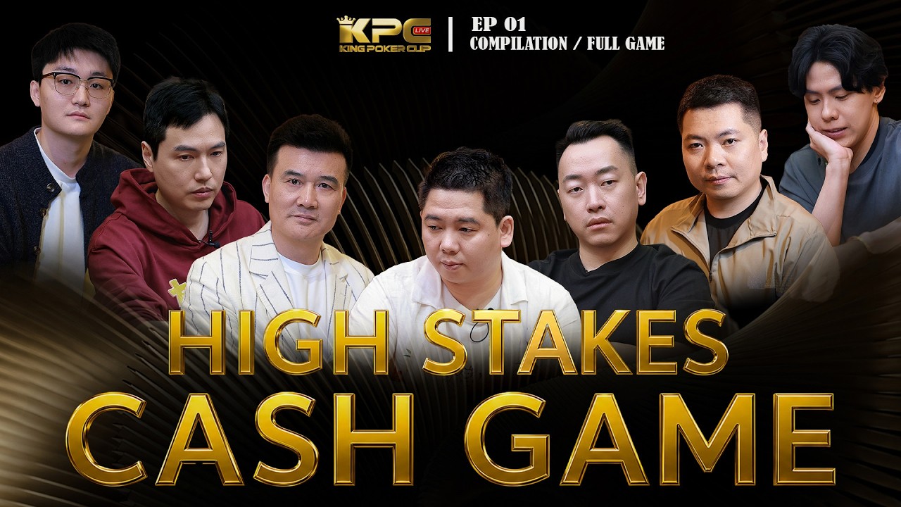 High Roller Invitational Cash Game | $1,000/$1,000 Texas Hold'em - Squid Game | KPC LIVE