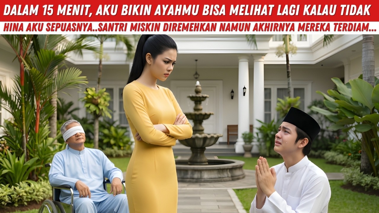SANTRI MISKIN DIREMEHKAN, 15 MENIT SEMBUHKAN AYAHNYA&mdash;WANITA KONGLOMERAT TERDIAM