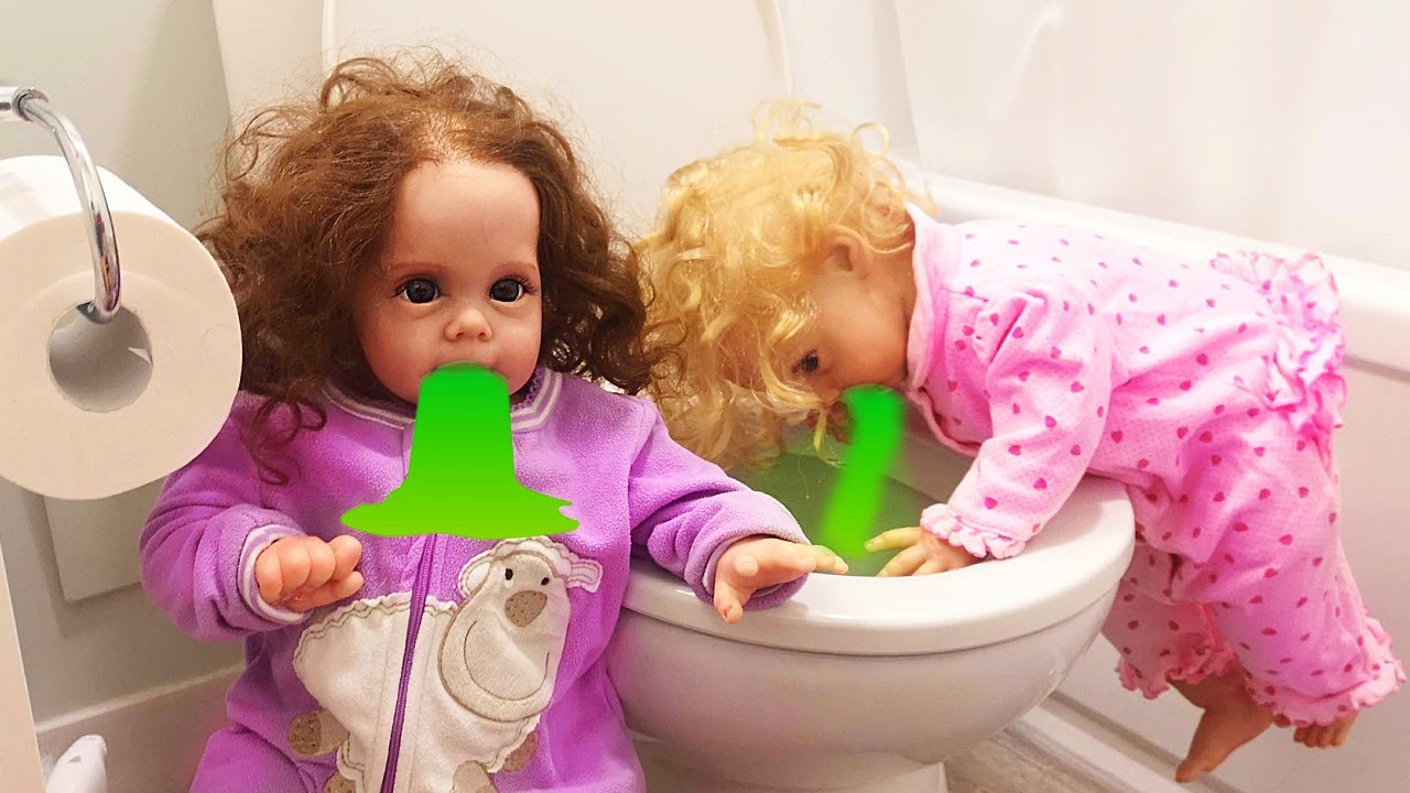 Reborn Twins Are Sick And Throw Up🤮