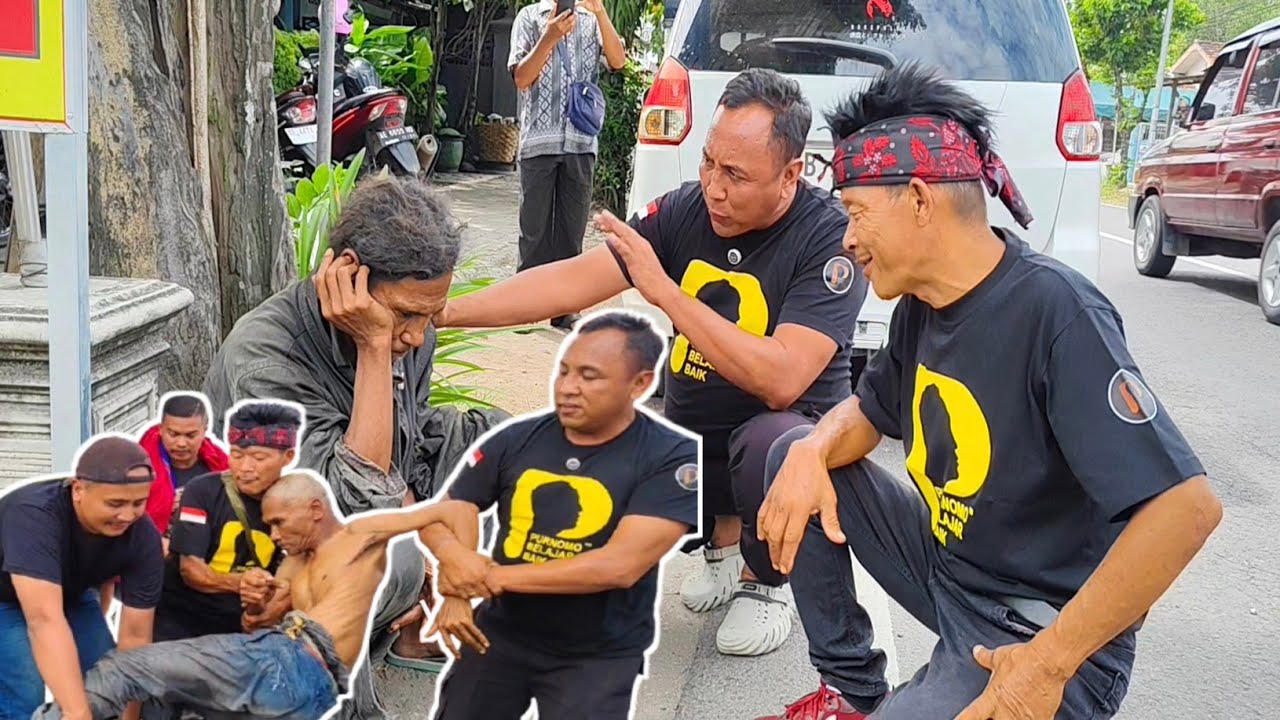 DITEMUKAN KAKEK DUDUK SENDIRI TERLANTAR NAMUN MELAWAN BERONTAK SAAT MAU DIMANDIKAN TEAM PAK PURNOMO