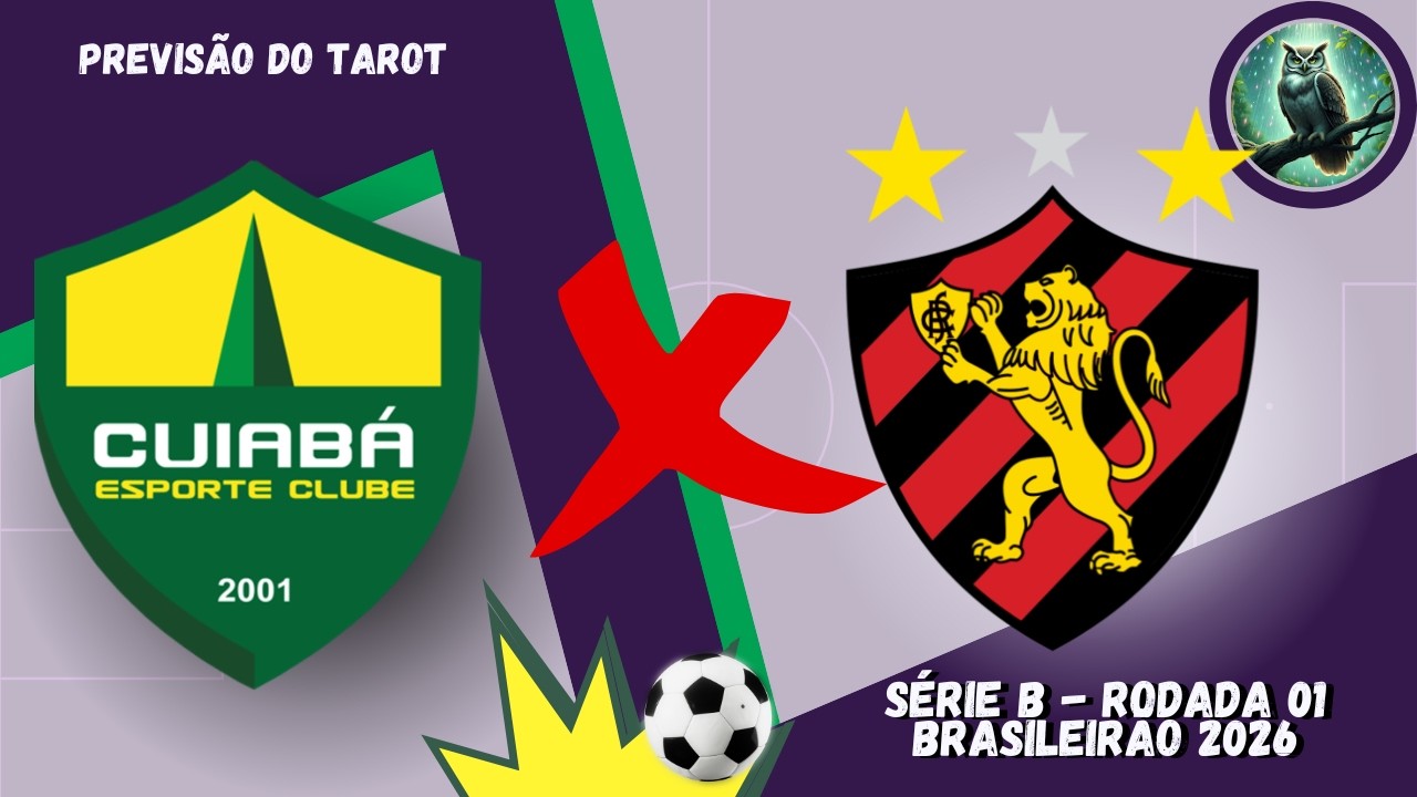 ⚽️ CUIAB&Aacute; X SPORT RECIFE: QUEM VENCE O JOGO NA S&Eacute;RIE B?