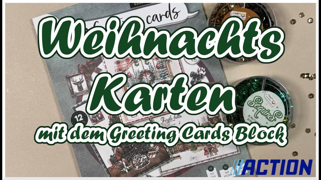 Weihnachtskarten 🎄🌟 || Greeting cards  || Action