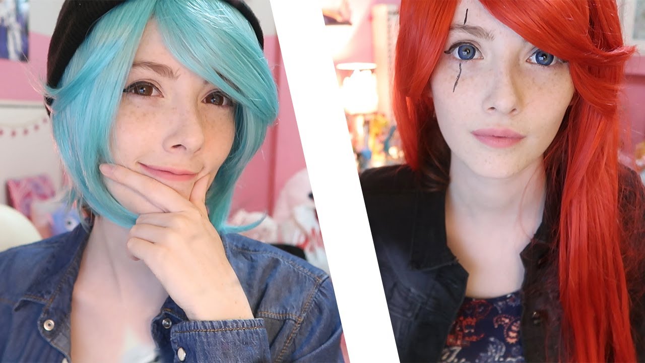 ME PONGO LENTILLAS ANIME para COSPLAY!