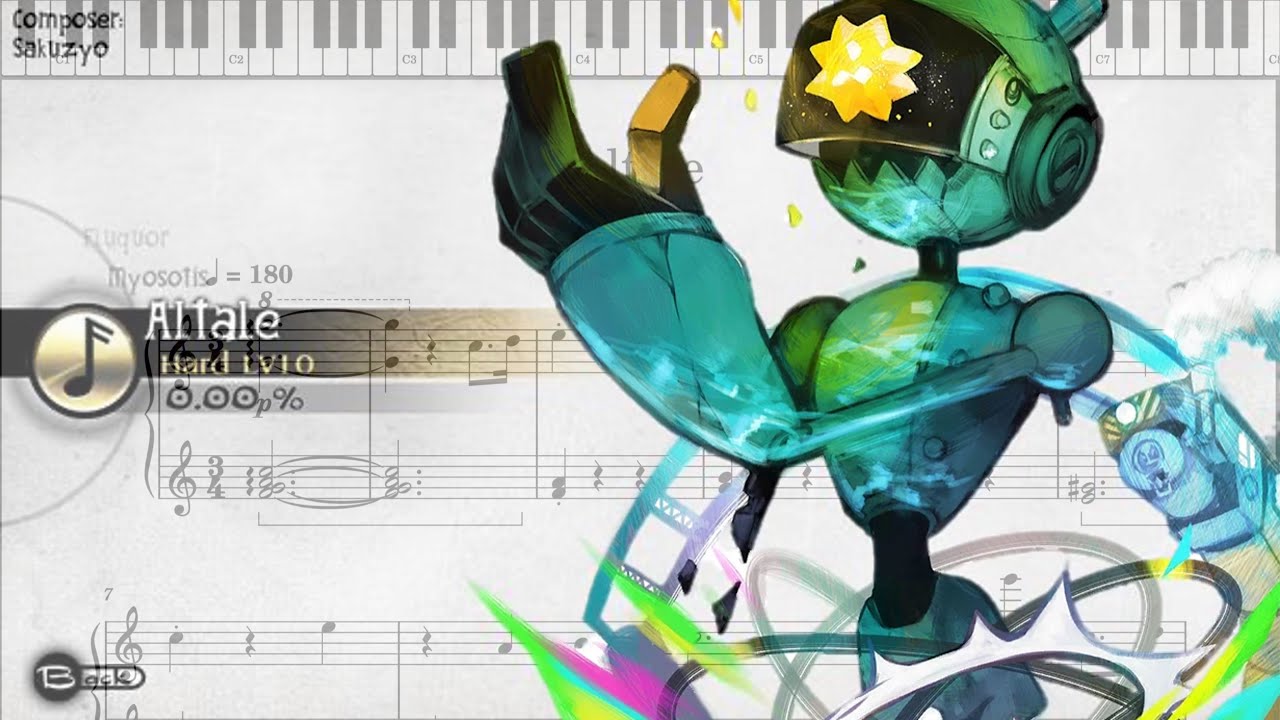 【Deemo】Altale - piano sheet music