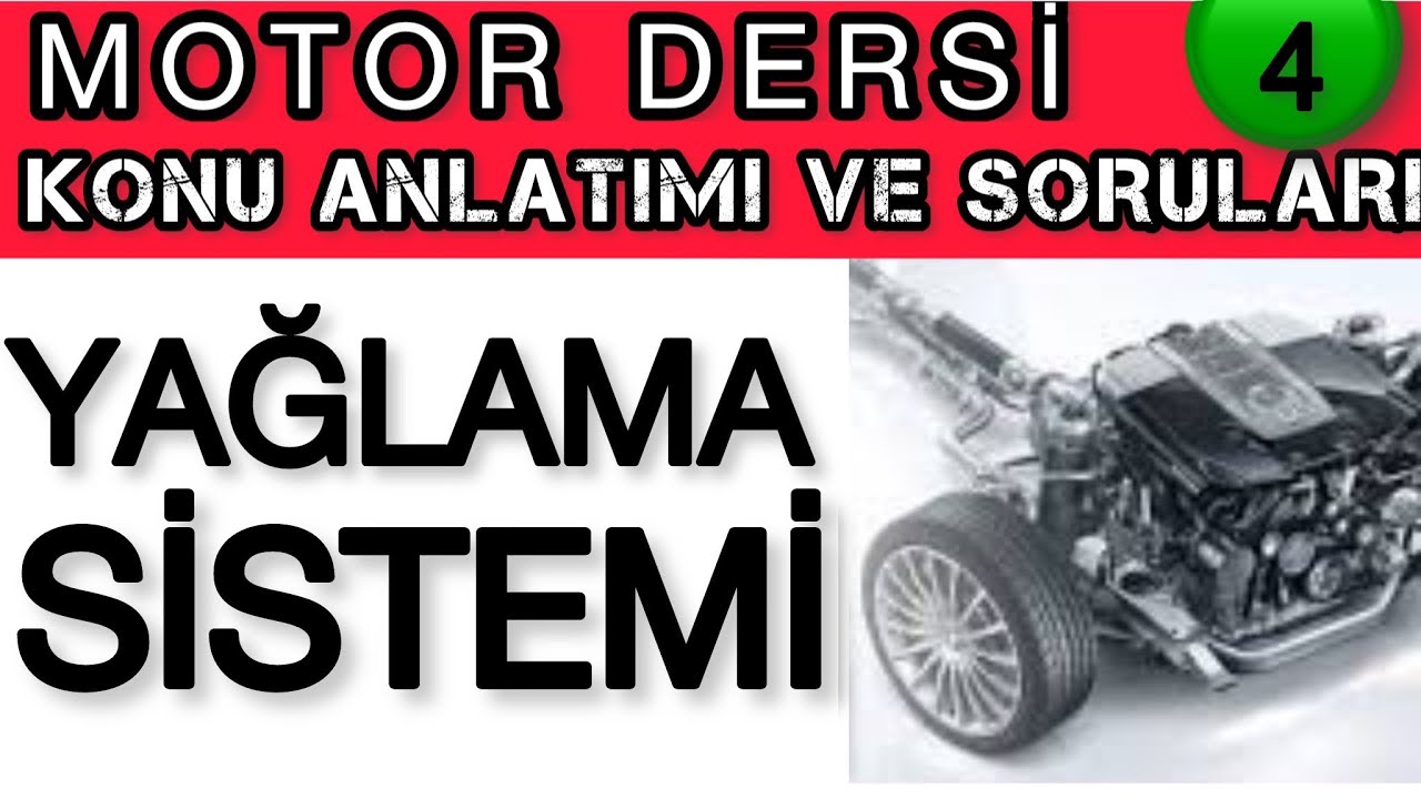YAĞLAMA SİSTEMİ / EHLİYET SINAVI MOTOR KONU ANLATIMI / EHLİYET MOTOR SORULARI #motor #motordersi