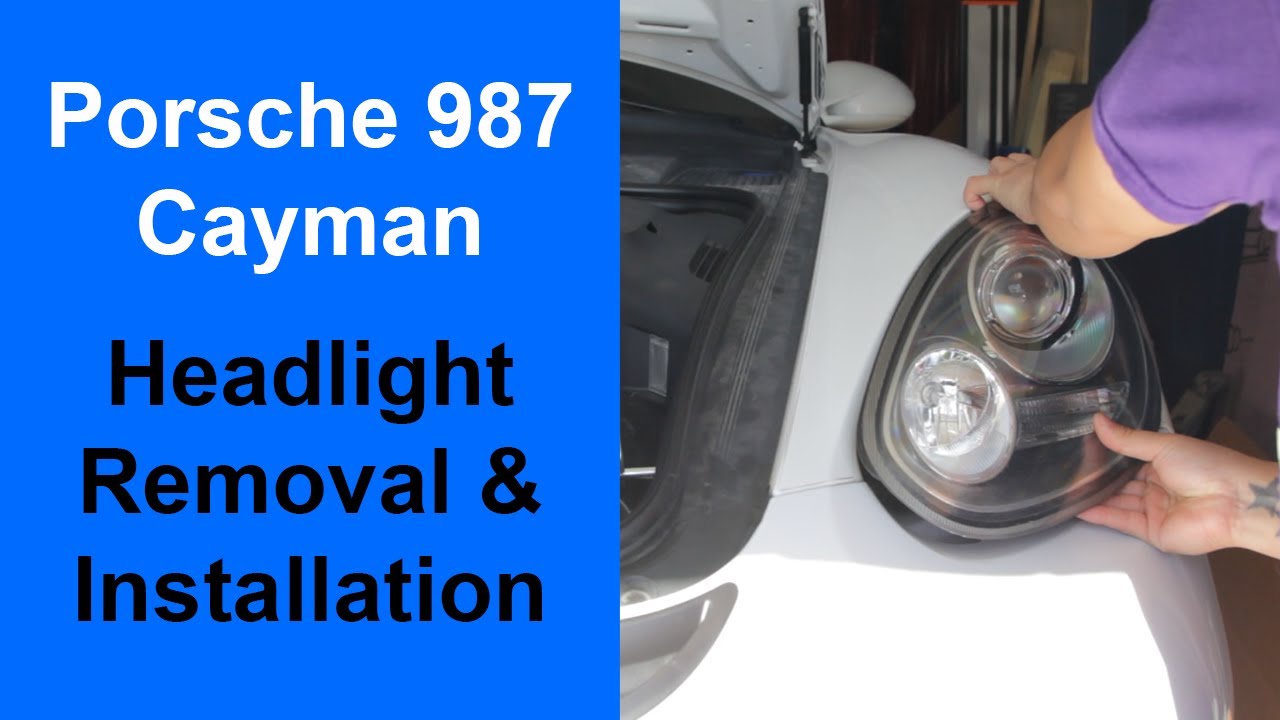 Как снять и установить фары Porsche 987 Cayman/Boxster (и как их не сломать)