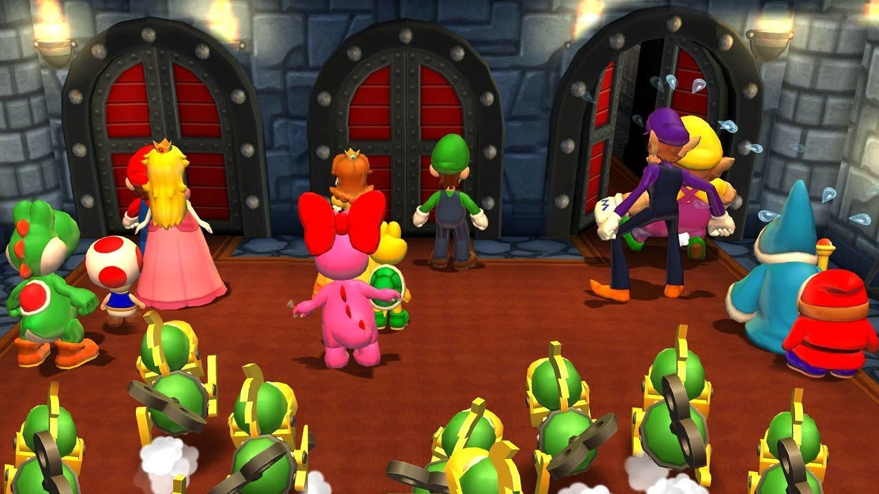 Mario Party 9 - The best Minigames (All Characters)| Cartoons Mee